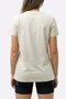 Camiseta  Feminina Columbia Basica Bordado Bege