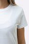 Camiseta  Feminina Columbia Basica Bordado Branco