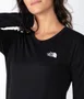 Camiseta Feminina The North Face Hyper Tee Manga Longa Preta