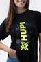 Camiseta HUPI Casual Preta HUPI Logo