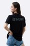 Camiseta HUPI Casual Preta Institucional