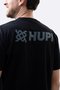 Camiseta HUPI Casual Preta Institucional
