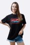 Camiseta HUPI Casual Preta Racing