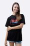 Camiseta HUPI Casual Preta Racing