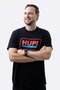 Camiseta HUPI Casual Preta Racing