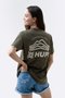 Camiseta HUPI Casual Verde Mountain