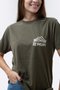 Camiseta HUPI Casual Verde Mountain