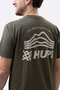 Camiseta HUPI Casual Verde Mountain