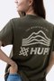 Camiseta HUPI Casual Verde Mountain