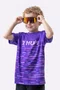 Camiseta HUPI Infantil Malta Roxo