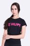Camiseta HUPI Racing Neo Baby Look Pink