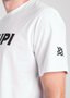 Camiseta HUPI Racing Neo Branco E Preto
