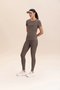 Camiseta Live Icon Comfort Marrom Feminina