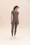 Camiseta Live Icon Comfort Marrom Feminina