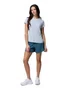 Camiseta Manga Curta Columbia Feminina Zero Rules Light Cinza Claro