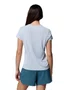 Camiseta Manga Curta Columbia Feminina Zero Rules Light Cinza Claro