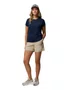 Camiseta Manga Curta Columbia Feminina Zero Rules Light Azul Marinho
