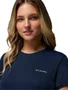 Camiseta Manga Curta Columbia Feminina Zero Rules Light Azul Marinho