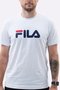 Camiseta Masc. Fila Regular Letter Premium Branca