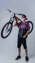 Camiseta Masculina HUPI Bike Naja Preto/ Pink