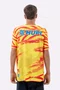 Camiseta Masculina HUPI Bike Naja V10 Amarelo e Vermelho