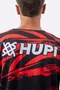 Camiseta Masculina HUPI Bike Naja V10 Preto e Vermelho
