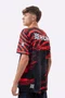 Camiseta Masculina HUPI Bike Naja V10 Preto e Vermelho