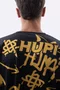 Camiseta Masculina HUPI Bike STRIP Preto e Amarelo