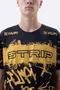 Camiseta Masculina HUPI Bike STRIP Preto e Amarelo