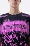 Camiseta Masculina HUPI Bike STRIP Preto e Pink