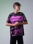 Camiseta Masculina HUPI Bike STRIP Preto e Pink