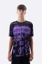 Camiseta Masculina HUPI Bike STRIP Preto e Roxo