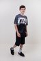Camiseta Masculina HUPI Naja Cinza/Preto
