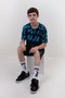 Camiseta Masculina HUPI Naja Preto/Azul