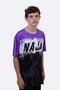 Camiseta Masculina HUPI Naja Roxo/Branco/Preto