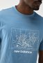 Camiseta New Balance Science Azul Masculino