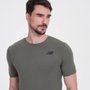 Camiseta New Balance Tenacity Logo Masculina Cinza