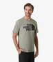 Camiseta Masculina The North Face Half Dome Tee Cinza