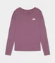 Camiseta Feminina Hyper Tee Manga Longa The North Face Roxa