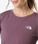 Camiseta Feminina Hyper Tee Manga Longa The North Face Roxa