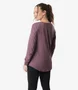 Camiseta Feminina Hyper Tee Manga Longa The North Face Roxa
