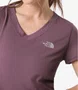 Camiseta The North Face Hyper Tee Crew Cave Feminina Roxa