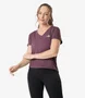 Camiseta The North Face Hyper Tee Crew Cave Feminina Roxa