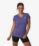 Camiseta The North Face Hyper Tee Crew Cave Azul Feminino