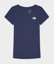 Camiseta The North Face Hyper Tee Crew Cave Azul Feminino