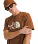 Camiseta Unissex The North Face Evolution Edge Of Light Half Dome Marrom