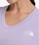Camiseta The North Face Feminina Hyper Tee V-Neck Lilás