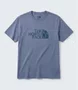 Camiseta Unissex The North Face Evolution Sun Halos Half Dome Roxo