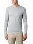 Camiseta Manga Longa Columbia Zero Rules Masculina Cinza
