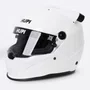 Capacete HUPI Automobilismo Evo Mid Air Branco Selo FIA